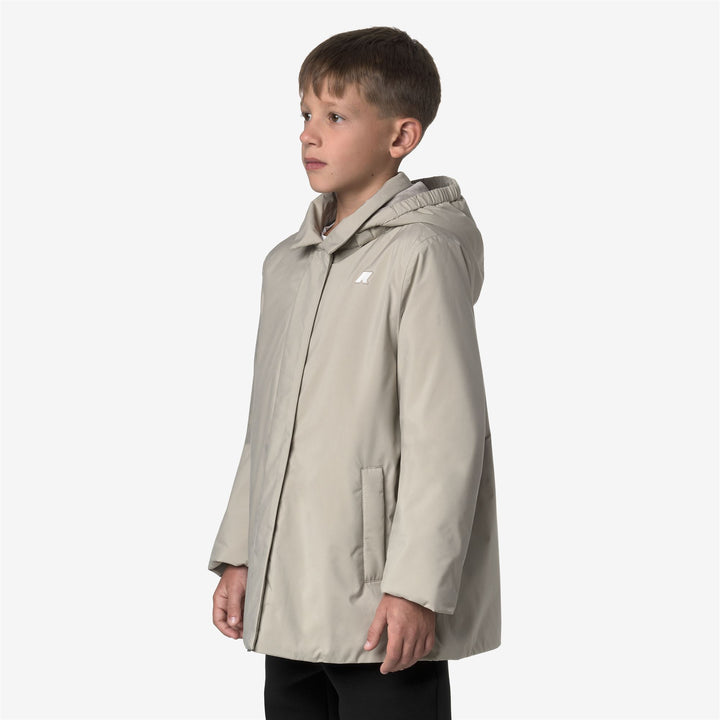 Beige Girls' 3/4 Length Soft Touch Jacket 5
