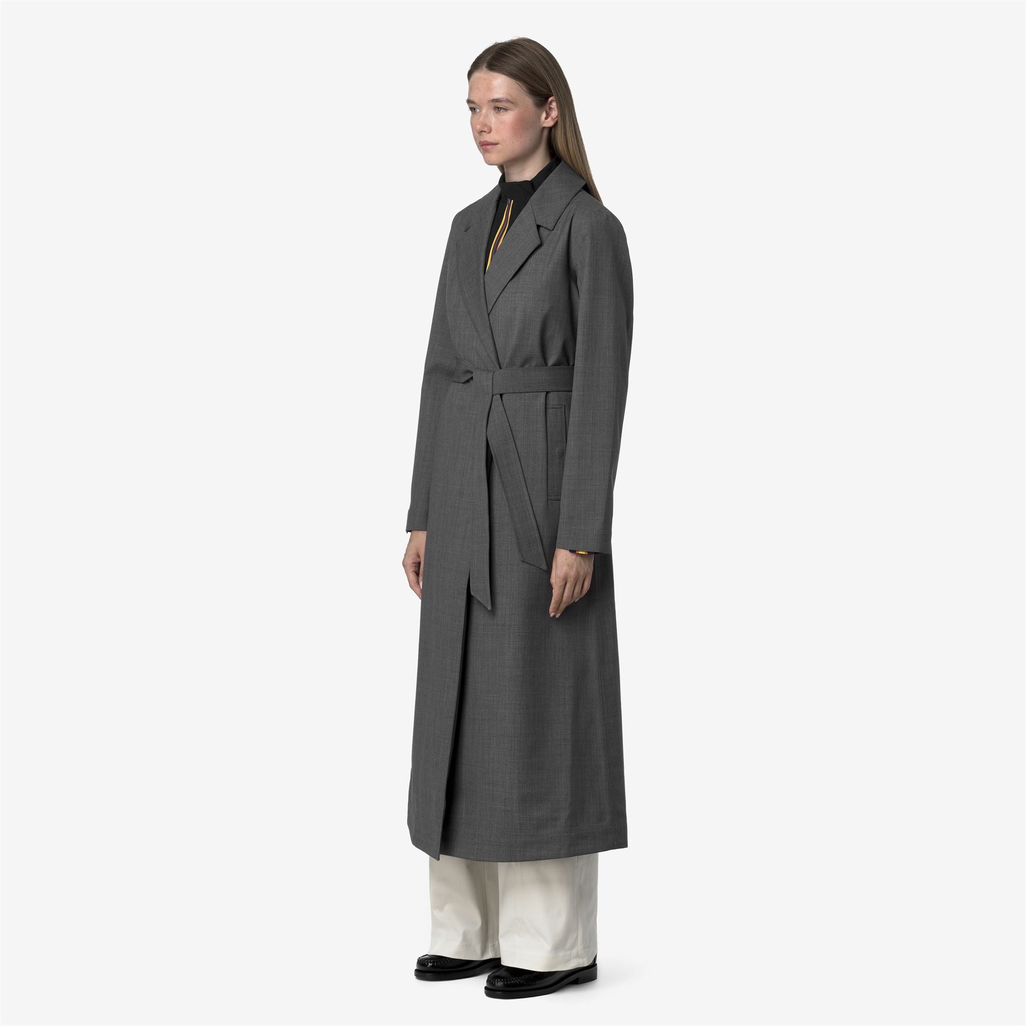 Women's Long Tailored Coat | K-Way – K-Way.com