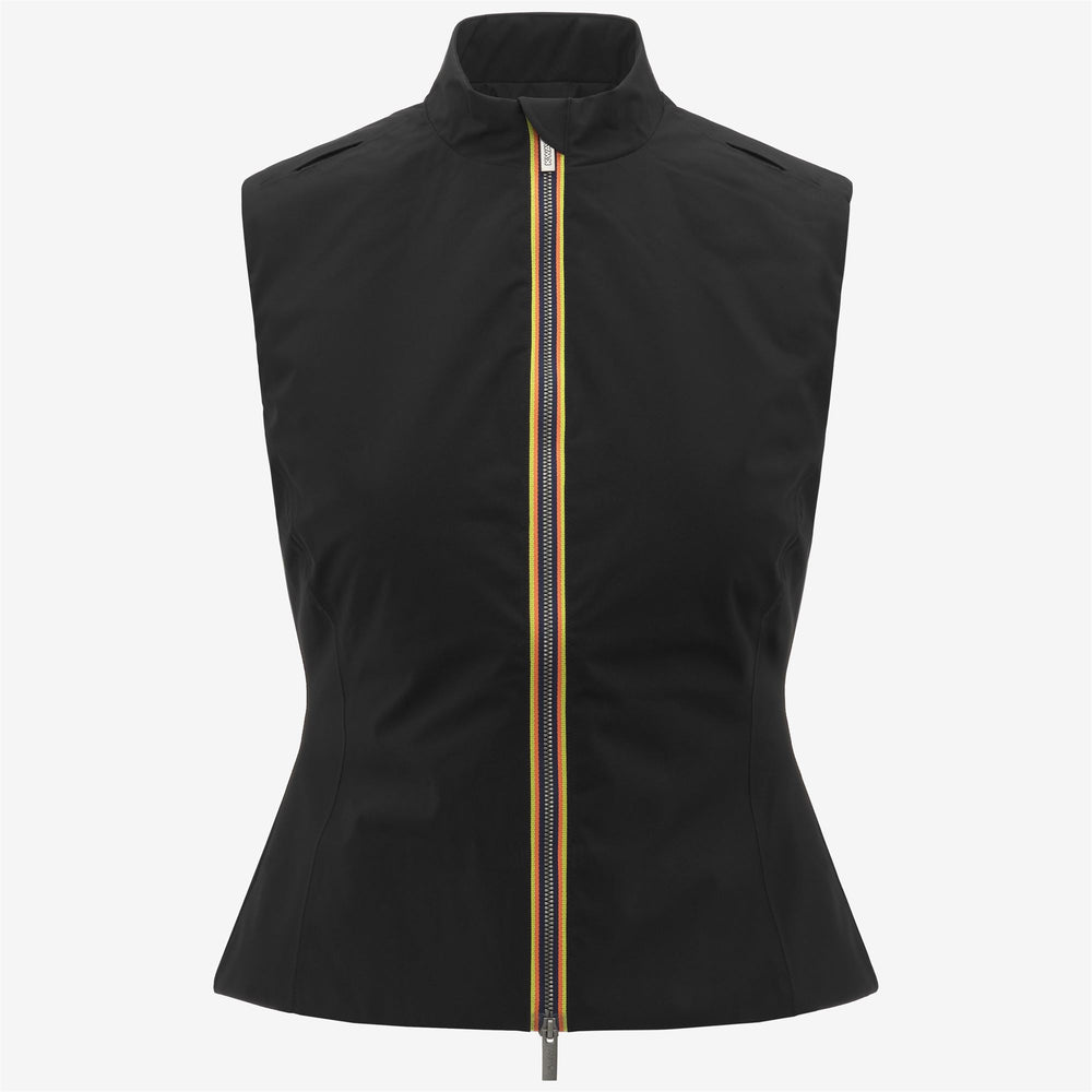 Grey Women's Mid-Season Tailored Jacket with Detachable Vest 02