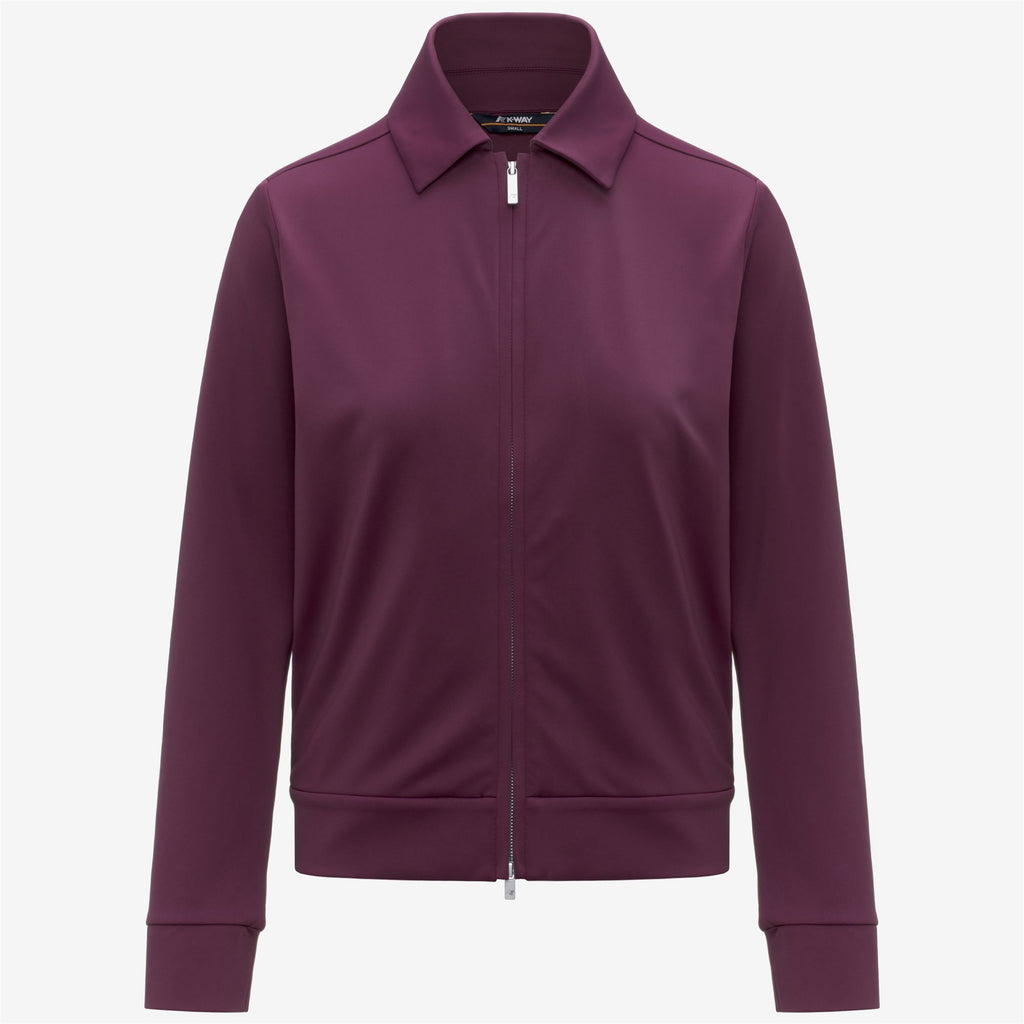 Fleece_Woman_ISY SL SPACER_Jacket_Violet Mauve Wine - Commercial 1