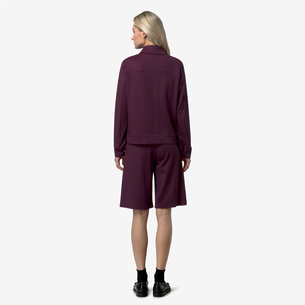 Fleece_Woman_ISY SL SPACER_Jacket_Violet Mauve Wine - Commercial 6