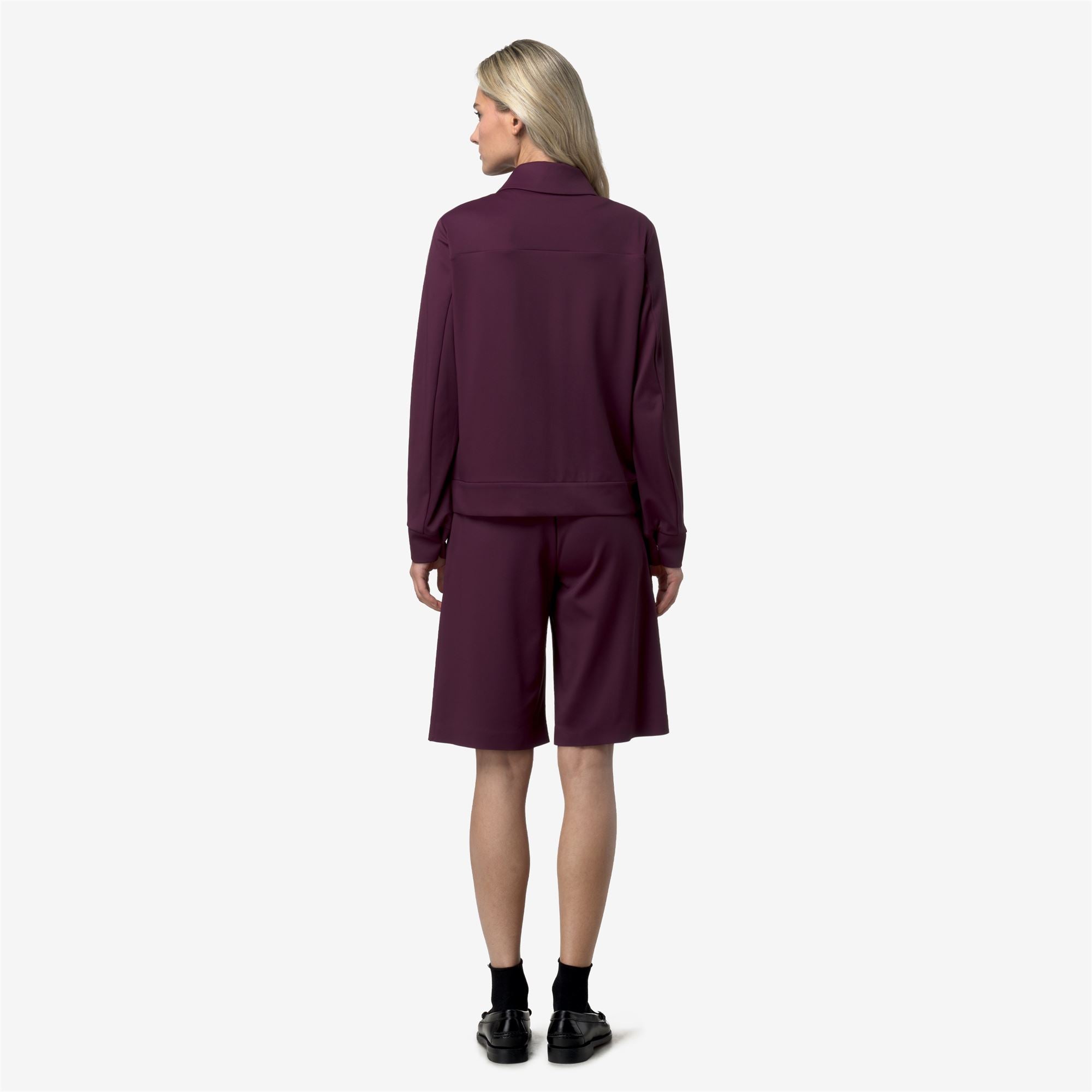 Fleece_Woman_ISY SL SPACER_Jacket_Violet Mauve Wine - Commercial 6