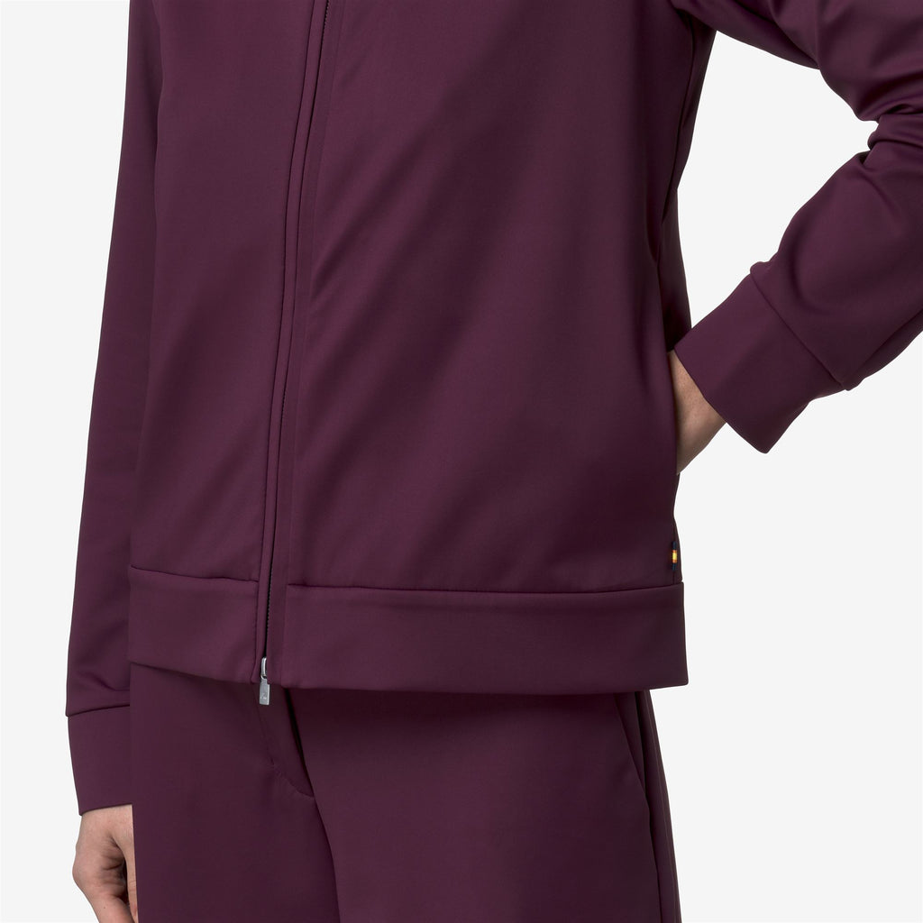Fleece_Woman_ISY SL SPACER_Jacket_Violet Mauve Wine - Commercial 7
