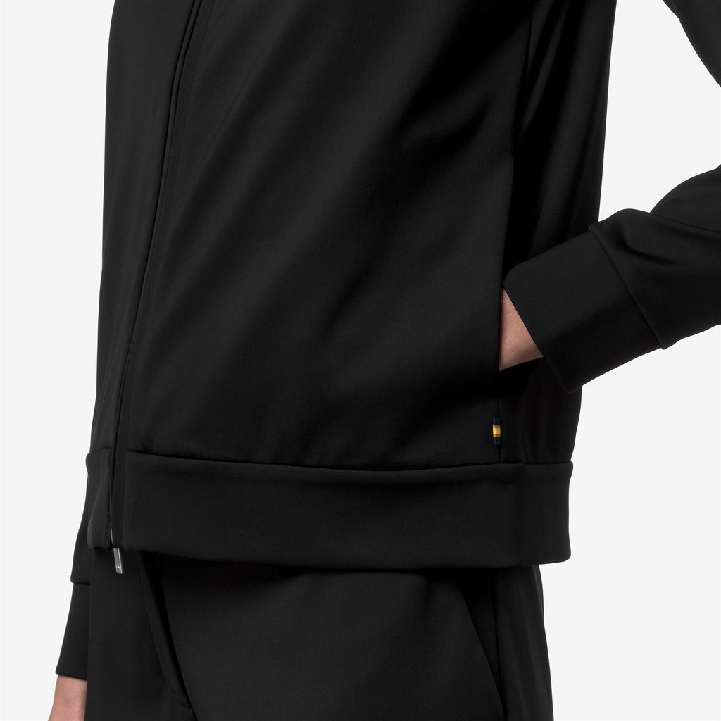 Fleece_Woman_ISY SL SPACER_Jacket_Black Pure - Black Pure - Commercial 7