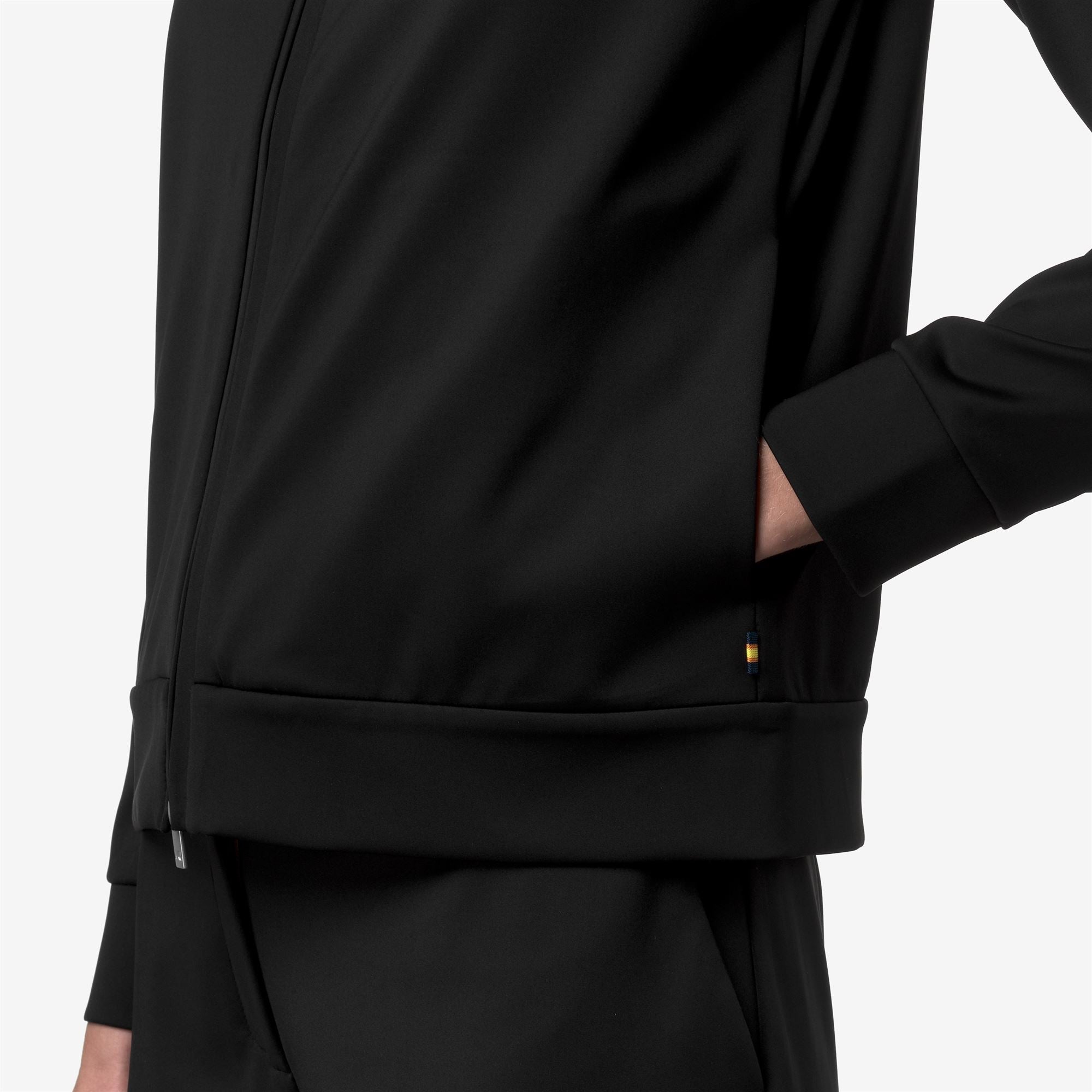 Fleece_Woman_ISY SL SPACER_Jacket_Black Pure - Black Pure - Commercial 7