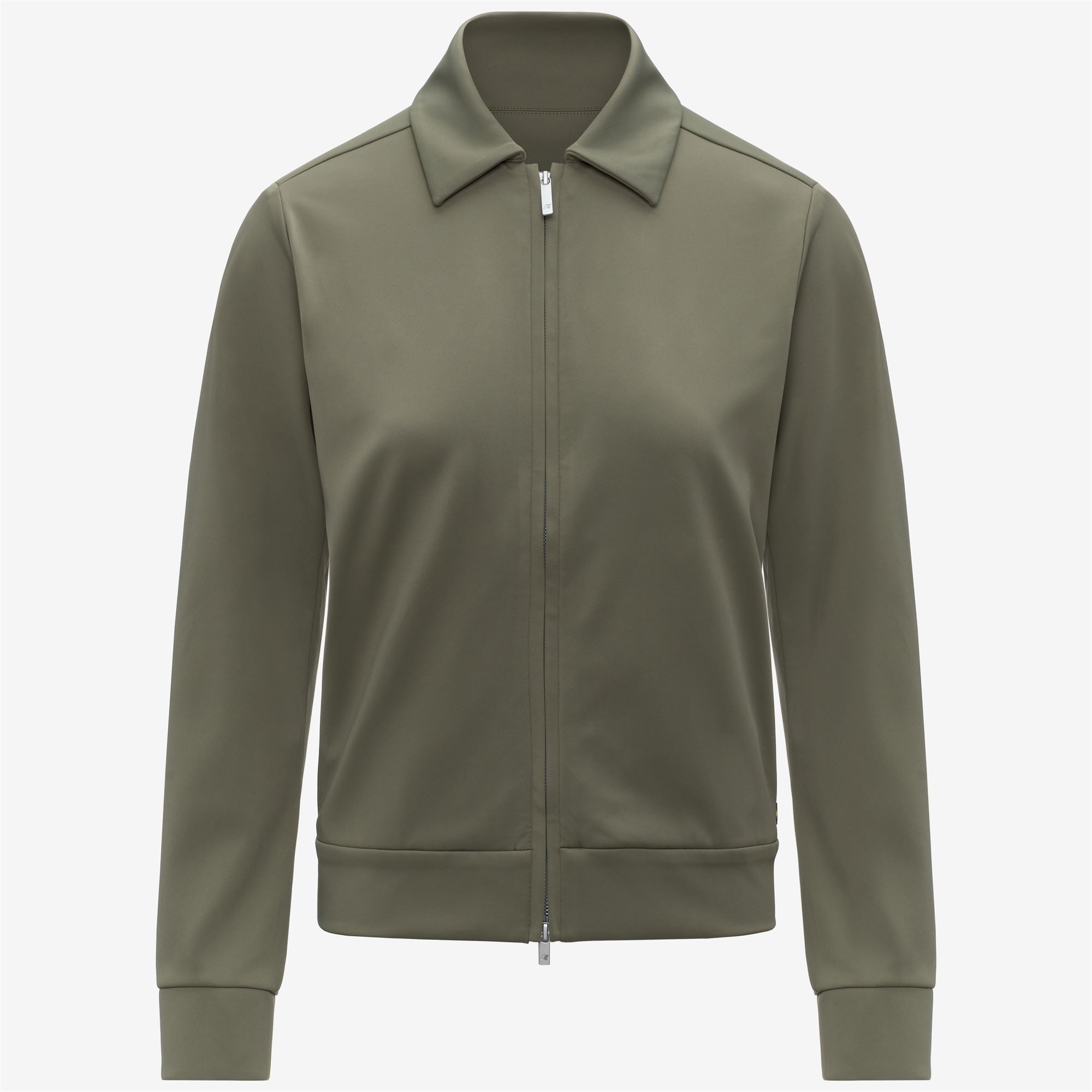 Fleece_Woman_ISY SL SPACER_Jacket_Green Lichen - Commercial 1