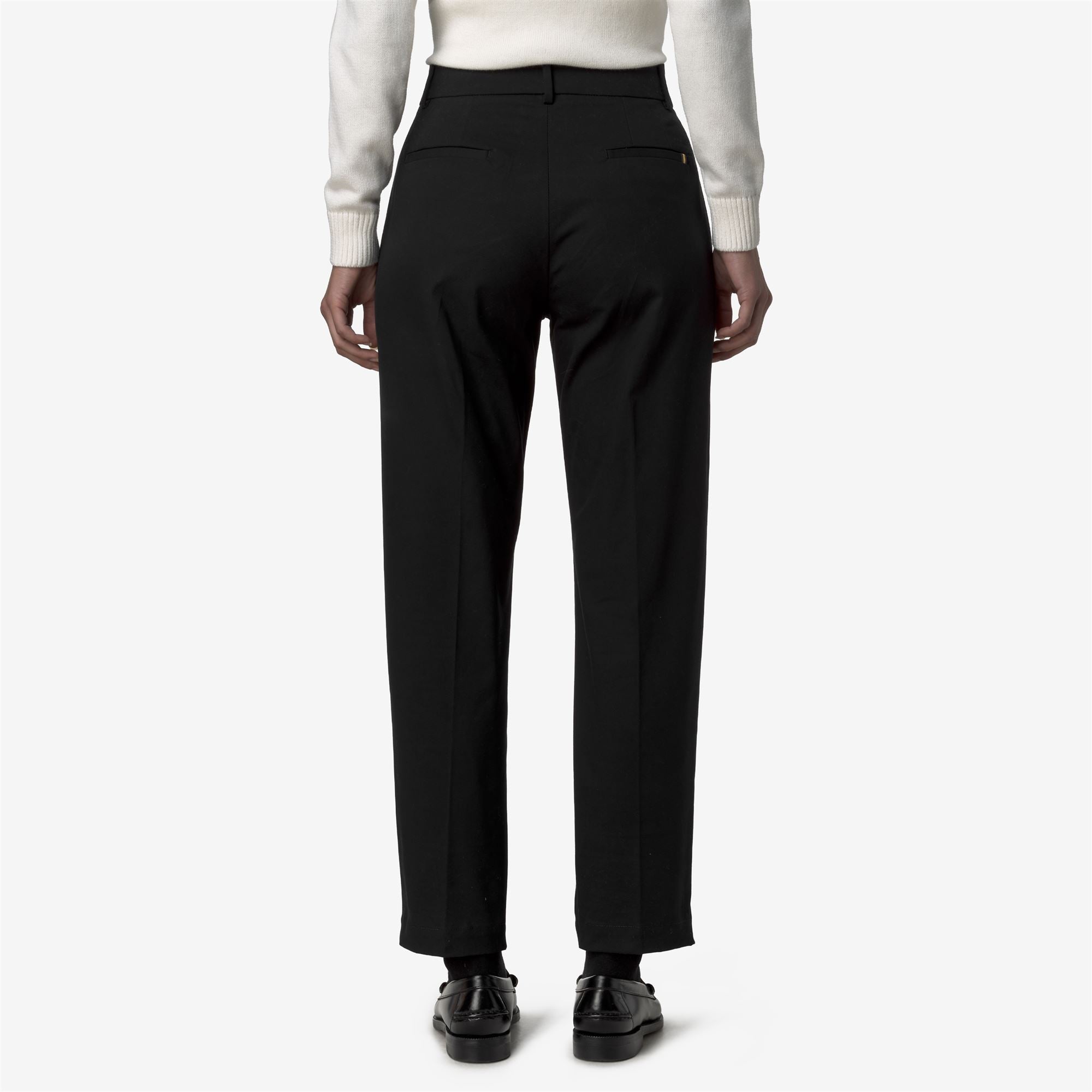 Pants_WOMAN_EYRE TWILL TECH PEACH_Chino_Black Pure - Black Pure - Commercial 6