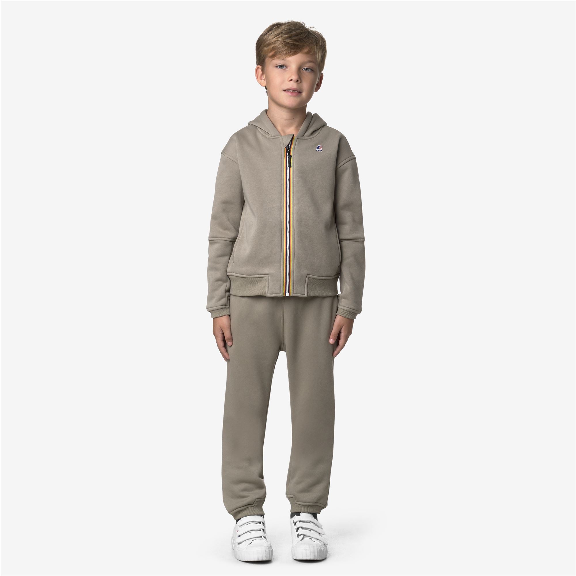 Pants_KID UNISEX_P. PHILBERT BRUSHED PC_Sport Trousers_Green Oak - Commercial 3