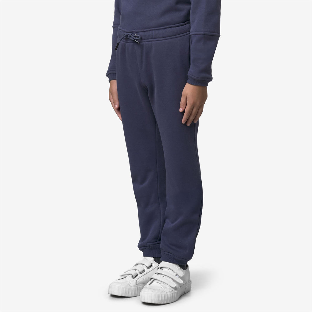 Pants_KID UNISEX_P. PHILBERT BRUSHED PC_Sport Trousers_Blue Deep Cobalt - Commercial 5