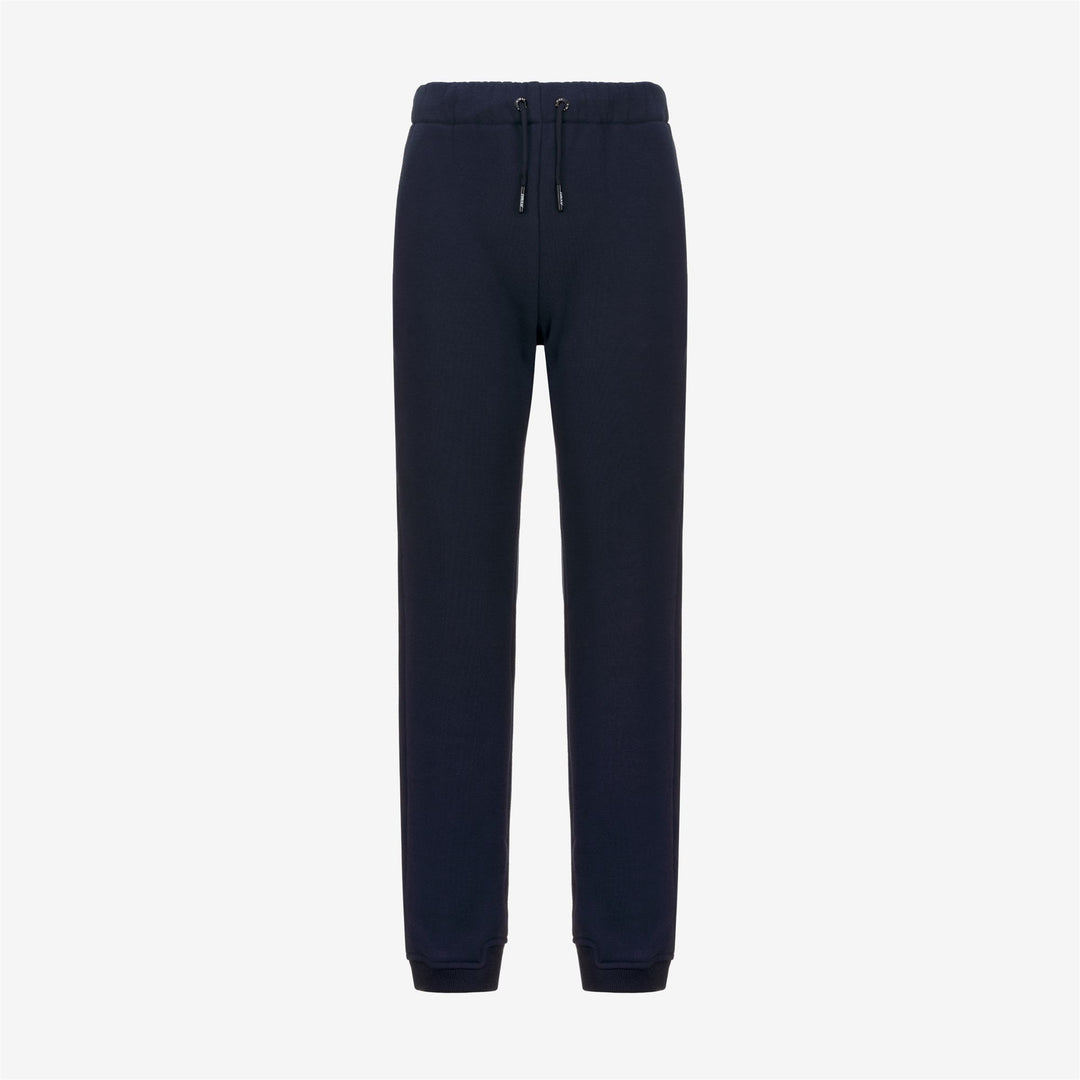 Blue unisex Kids' Brushed Cotton Sport Trousers 01