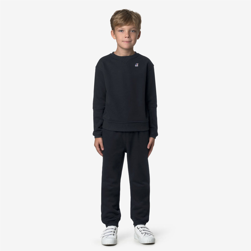 Pants_KID UNISEX_P. PHILBERT BRUSHED PC_Sport Trousers_Blue Depth - Commercial 4