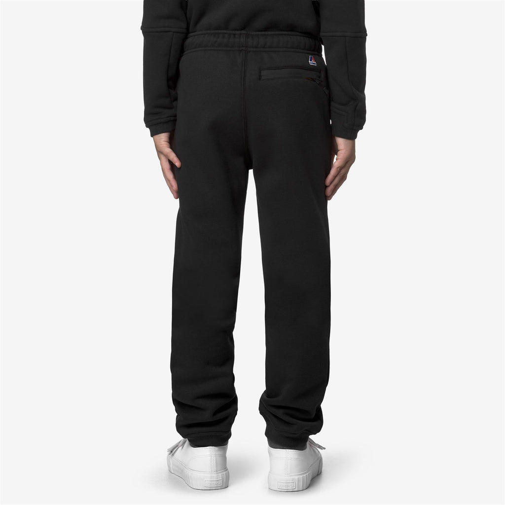 Pants_KID UNISEX_P. PHILBERT BRUSHED PC_Sport Trousers_Black Pure - Commercial 6
