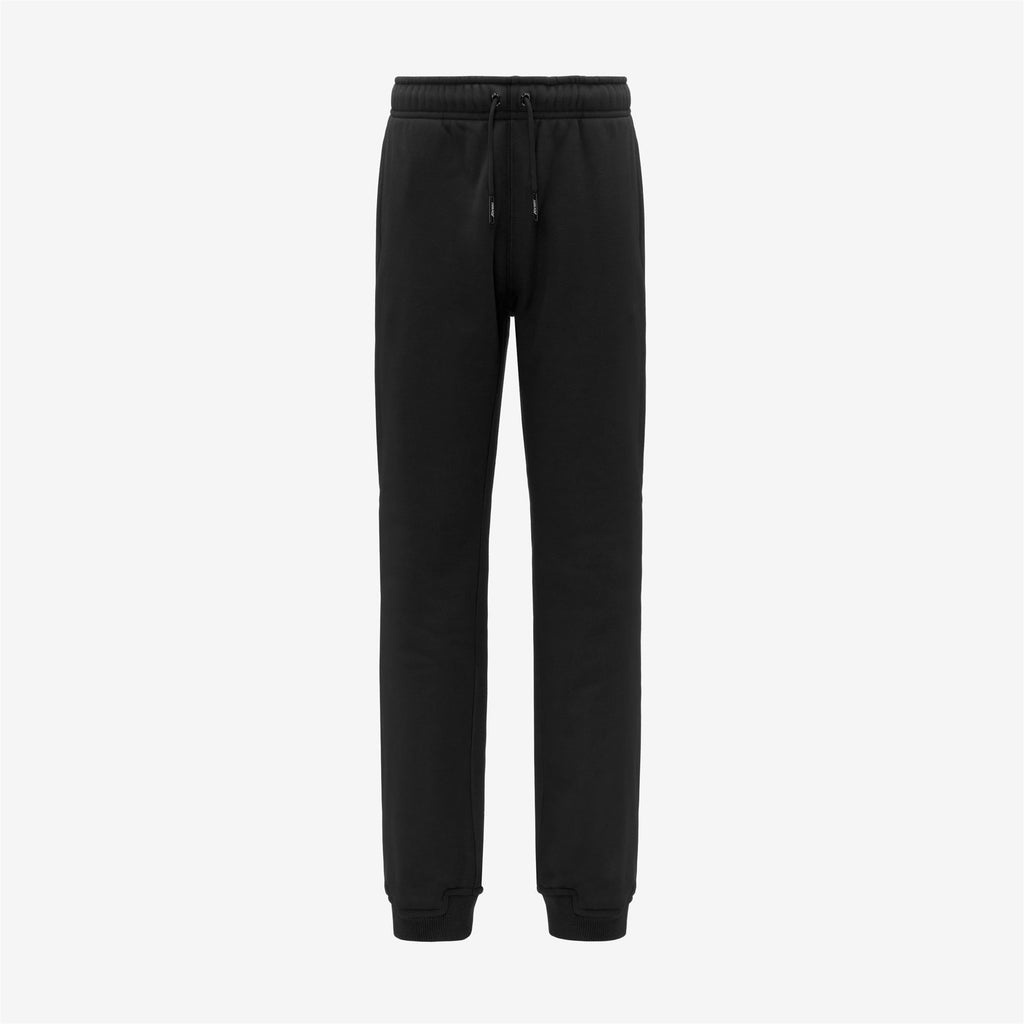 Pants_KID UNISEX_P. PHILBERT BRUSHED PC_Sport Trousers_Black Pure - Commercial 1