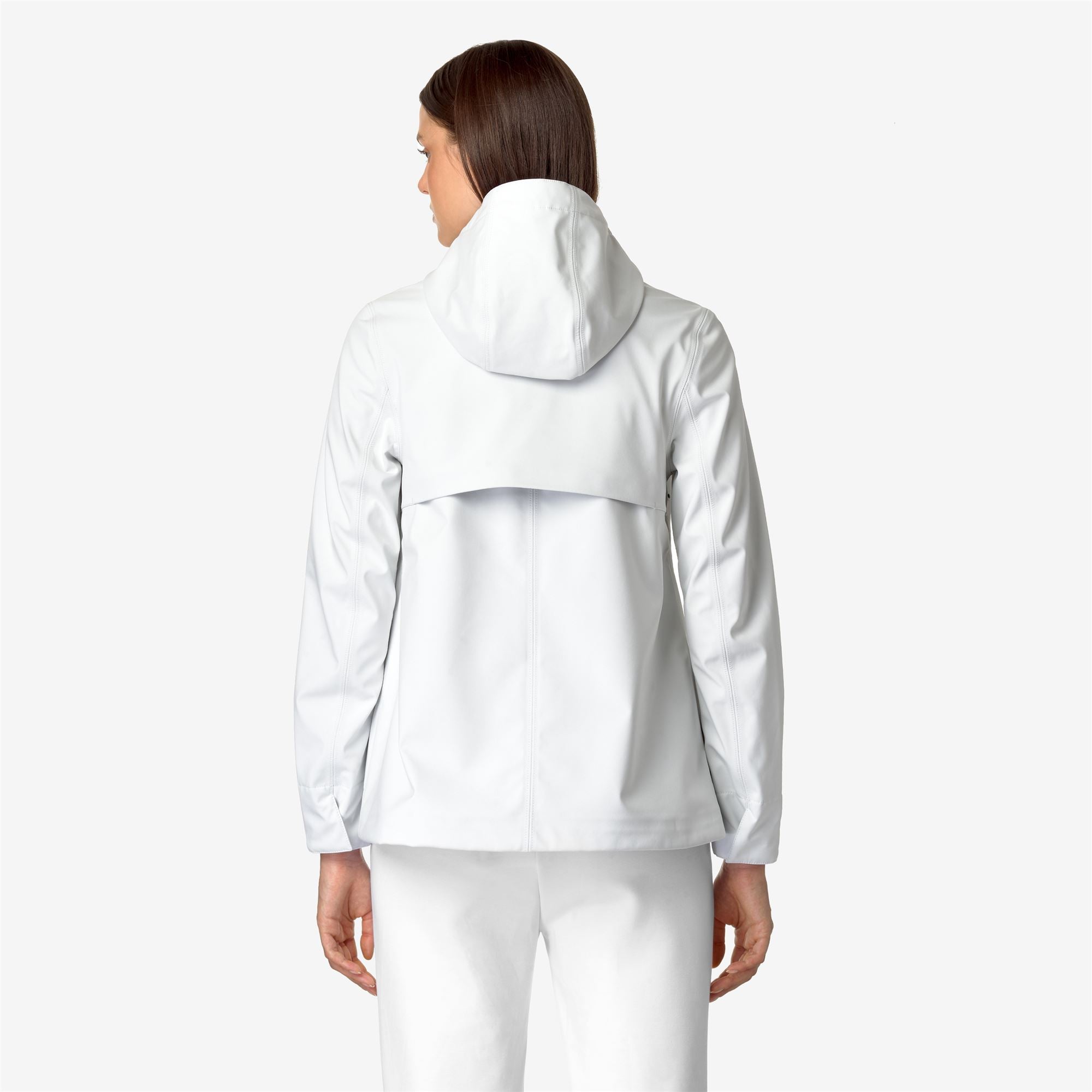 Jackets Woman MADALINA BONDED Mid WHITE G-BLUE D Jackets Woman MADALINA BONDED Mid WHITE G-BLUE D