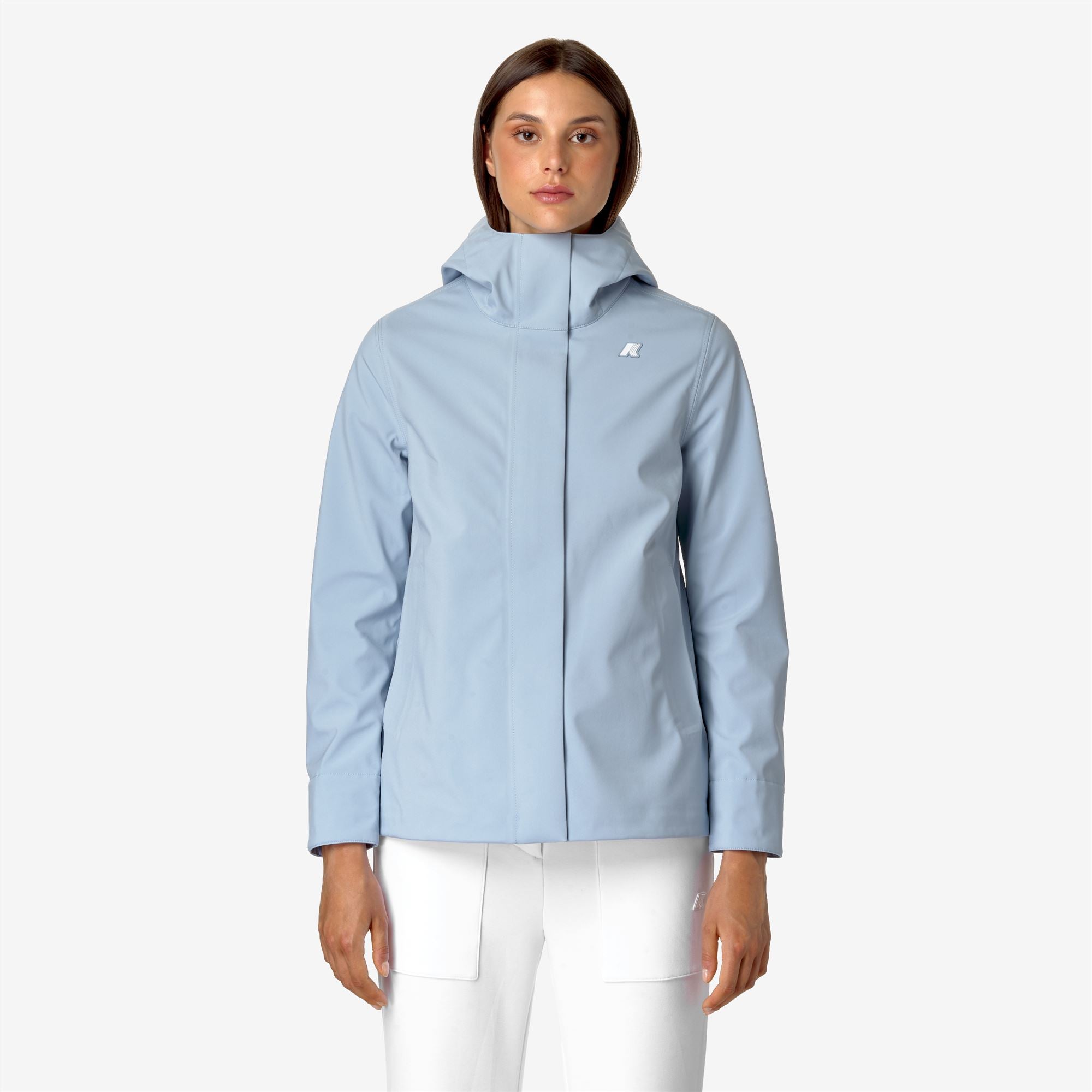 Jackets_WOMAN_MADALINA BONDED_Mid_Blue A-Blue D - Commercial 4