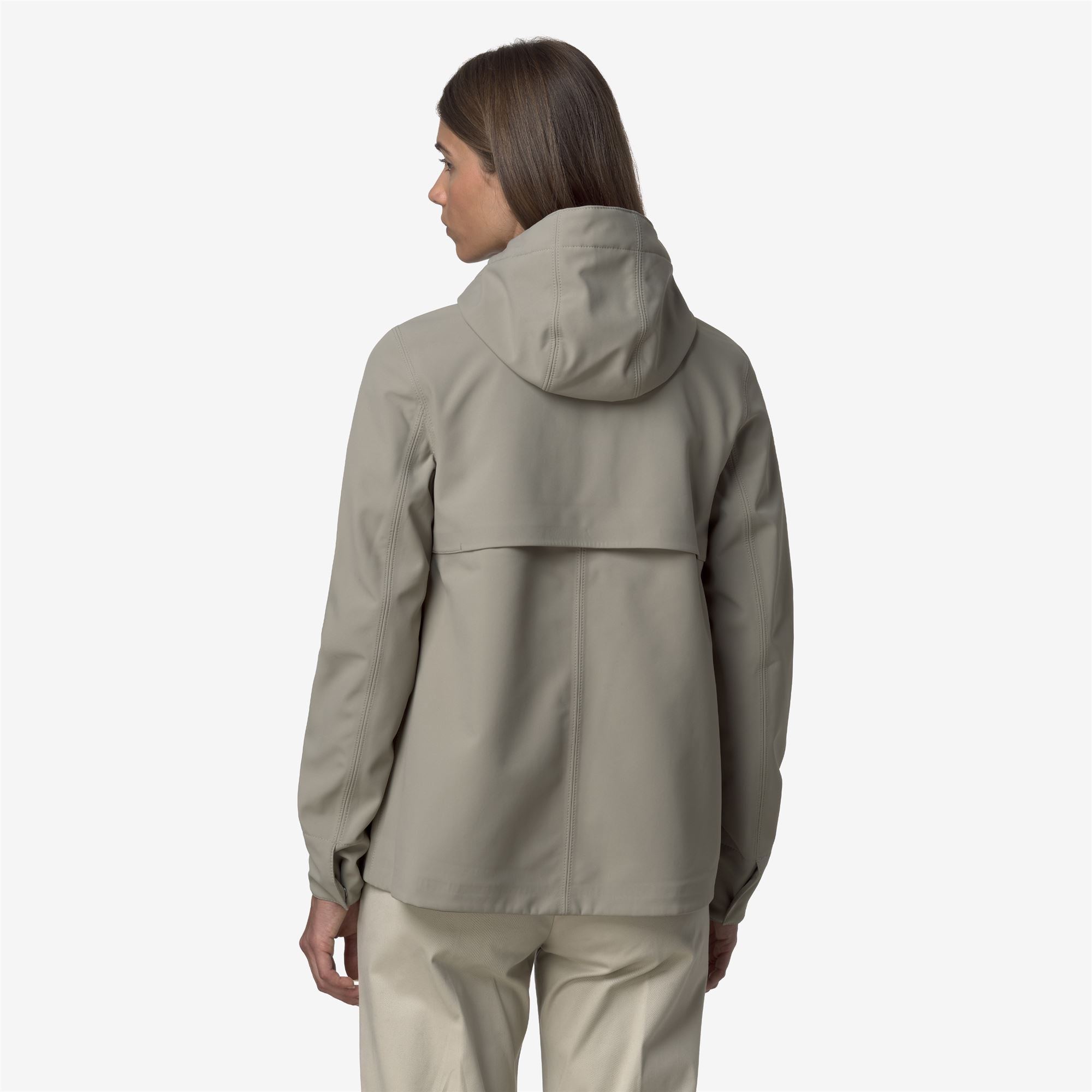 Jackets_WOMAN_MADALINA BONDED_Mid_Green Oak - Blue Depth - Commercial 6
