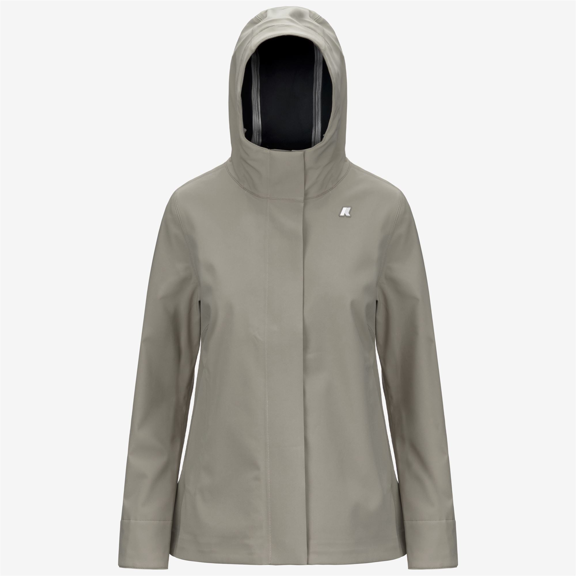 Jackets_WOMAN_MADALINA BONDED_Mid_Green Oak - Blue Depth - Commercial 1