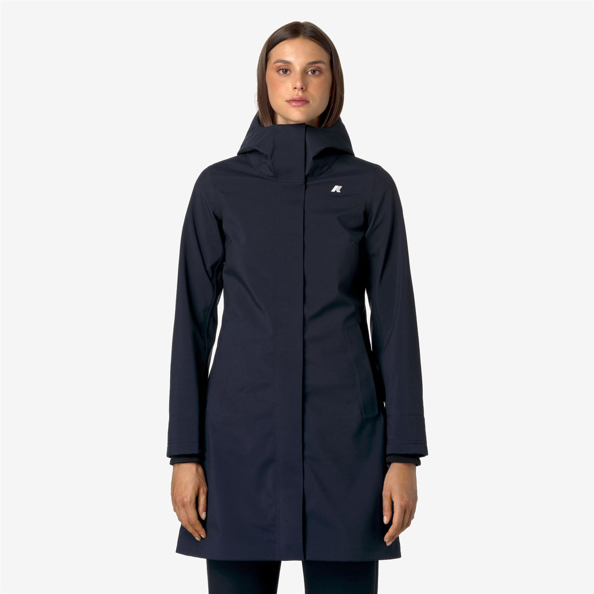 Jackets_WOMAN_STEPHY BONDED_3/4 Length_Blue Depth-Blue Depth - Blue Depth - Commercial 4