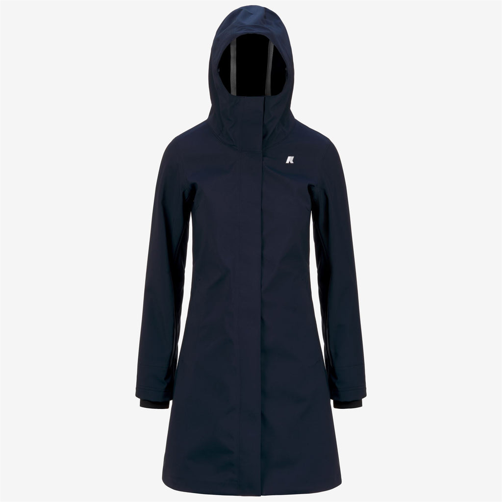 Jackets_WOMAN_STEPHY BONDED_3/4 Length_Blue Depth-Blue Depth - Blue Depth - Commercial 1