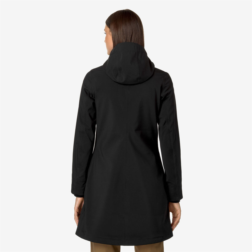 Jackets_WOMAN_STEPHY BONDED_3/4 Length_Black-Blue Depth - Black Pure - Blue Depth - Commercial 6