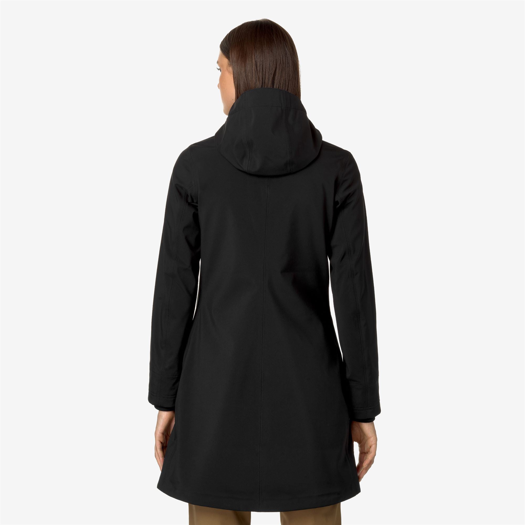 Jackets_WOMAN_STEPHY BONDED_3/4 Length_Black-Blue Depth - Black Pure - Blue Depth - Commercial 6