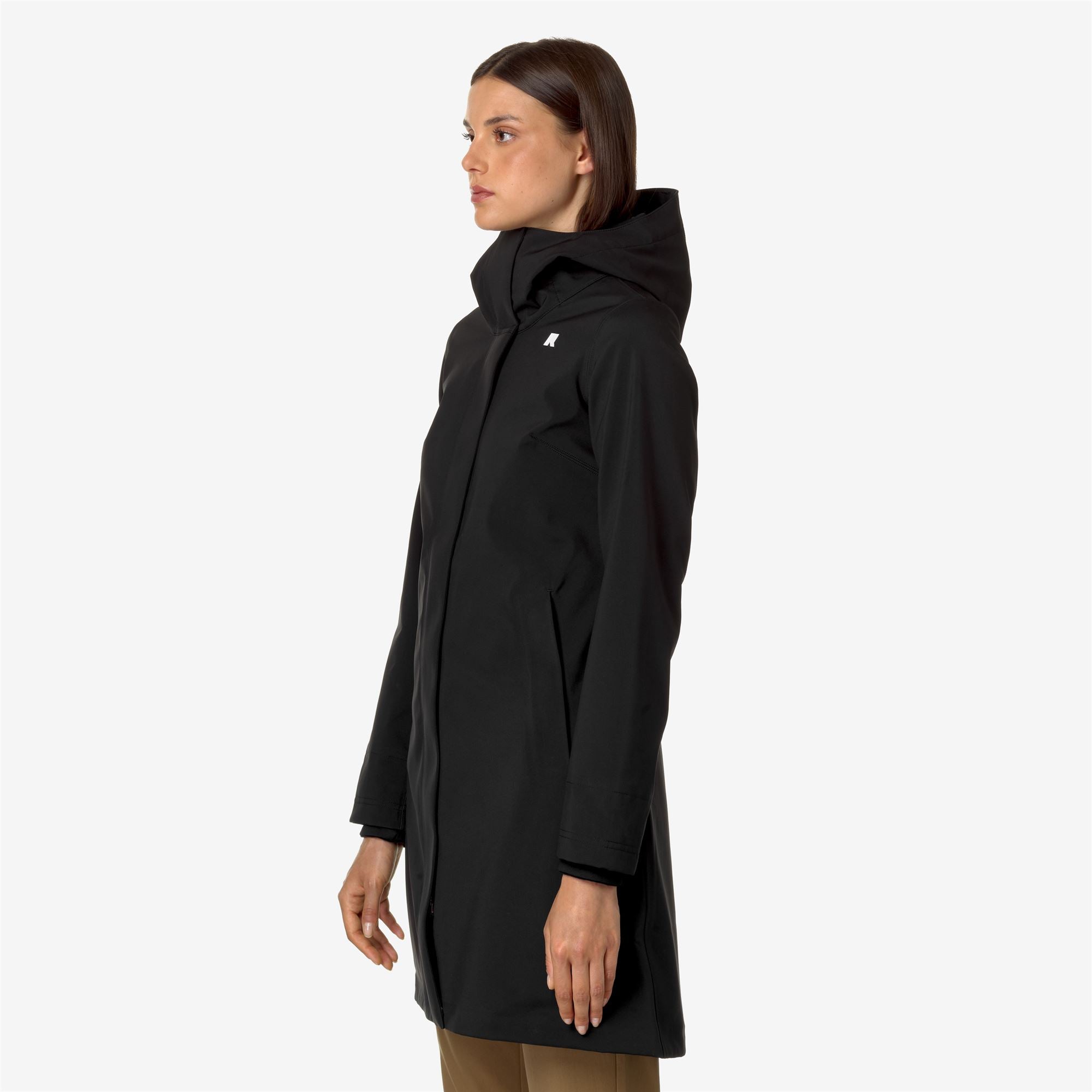 Jackets_WOMAN_STEPHY BONDED_3/4 Length_Black-Blue Depth - Black Pure - Blue Depth - Commercial 5