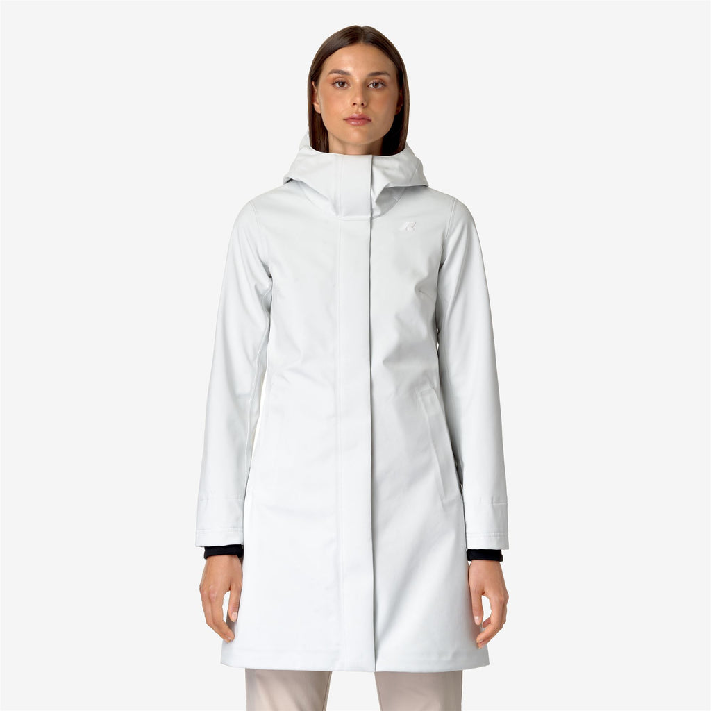 Jackets_WOMAN_STEPHY BONDED_3/4 Length_White G-Blue D - Commercial 4
