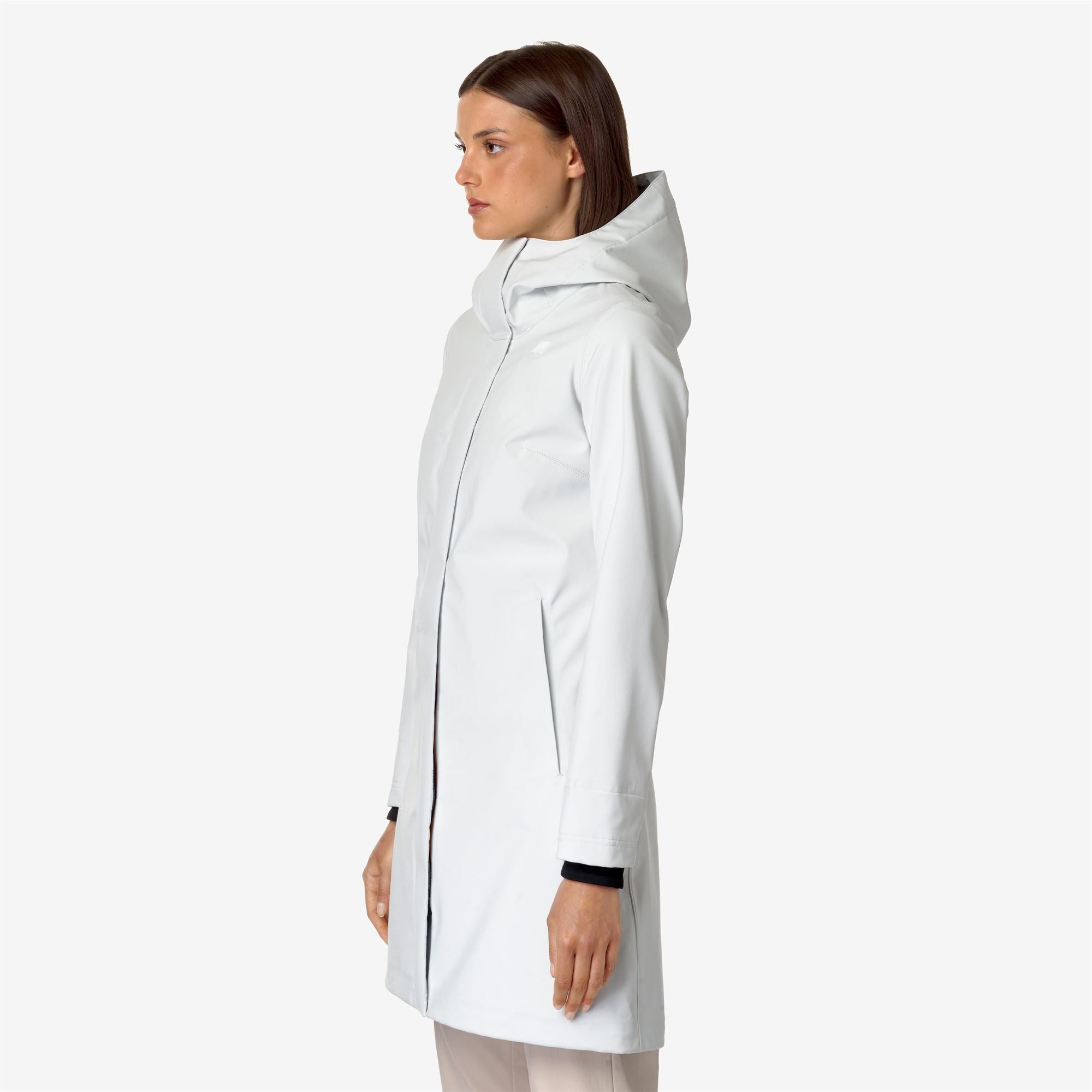 Jackets_WOMAN_STEPHY BONDED_3/4 Length_White G-Blue D - Commercial 5