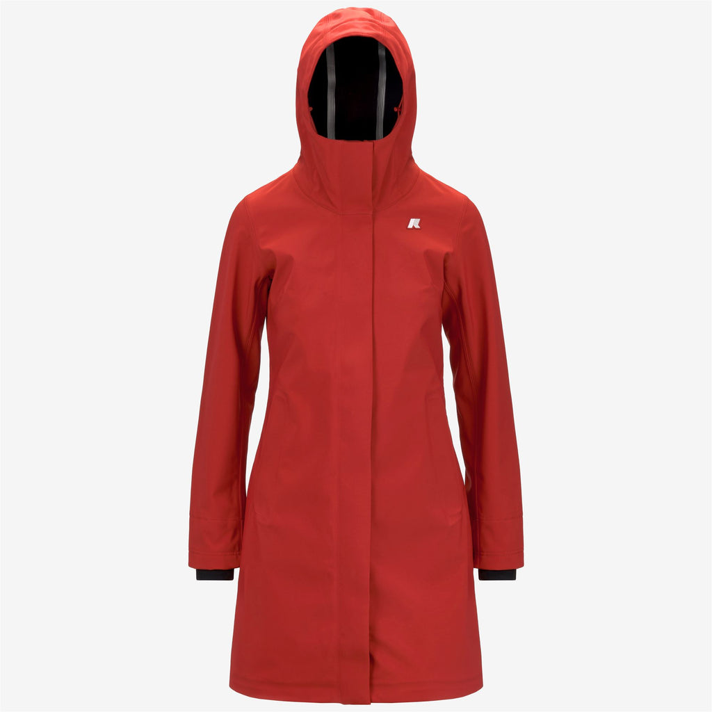Jackets_WOMAN_STEPHY BONDED_3/4 Length_Red P-Blue D - Commercial 1