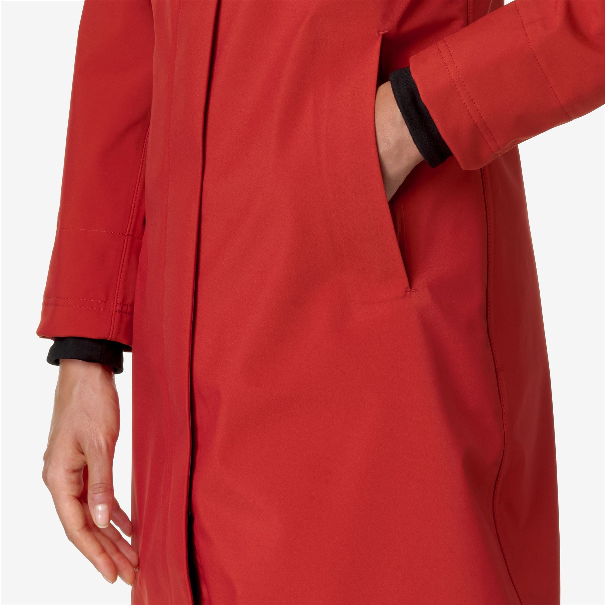 Jackets_WOMAN_STEPHY BONDED_3/4 Length_Red P-Blue D - Commercial 7