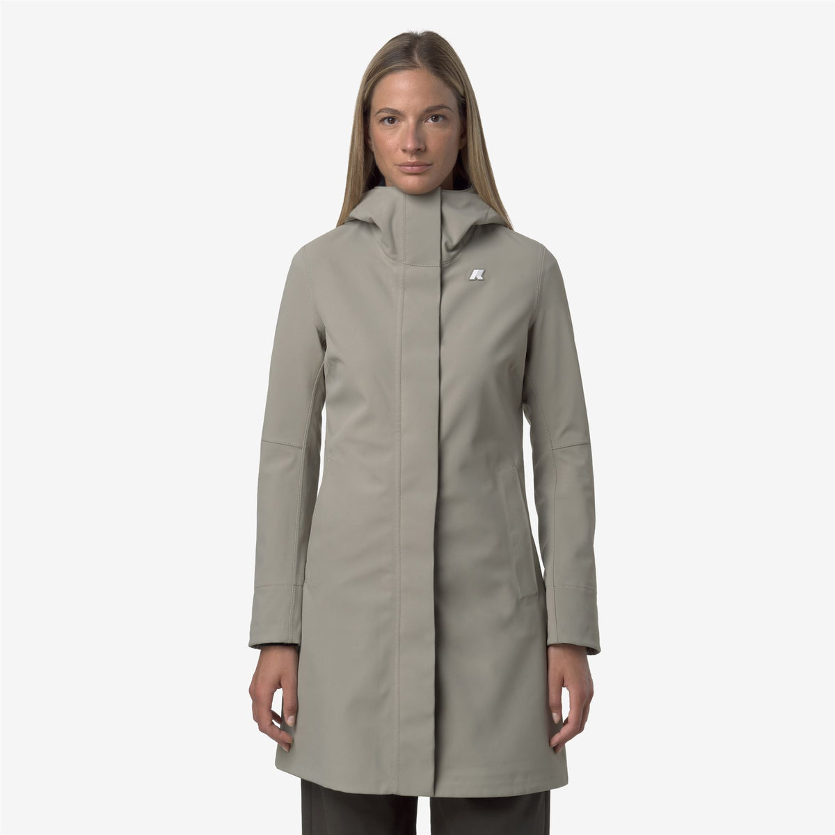 Jackets_WOMAN_STEPHY BONDED_3/4 Length_Green Oak - Blue Depth - Commercial 4