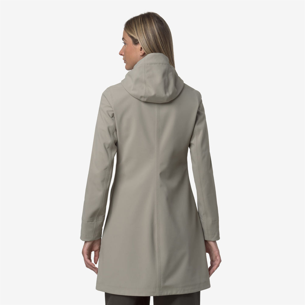Jackets_WOMAN_STEPHY BONDED_3/4 Length_Green Oak - Blue Depth - Commercial 6
