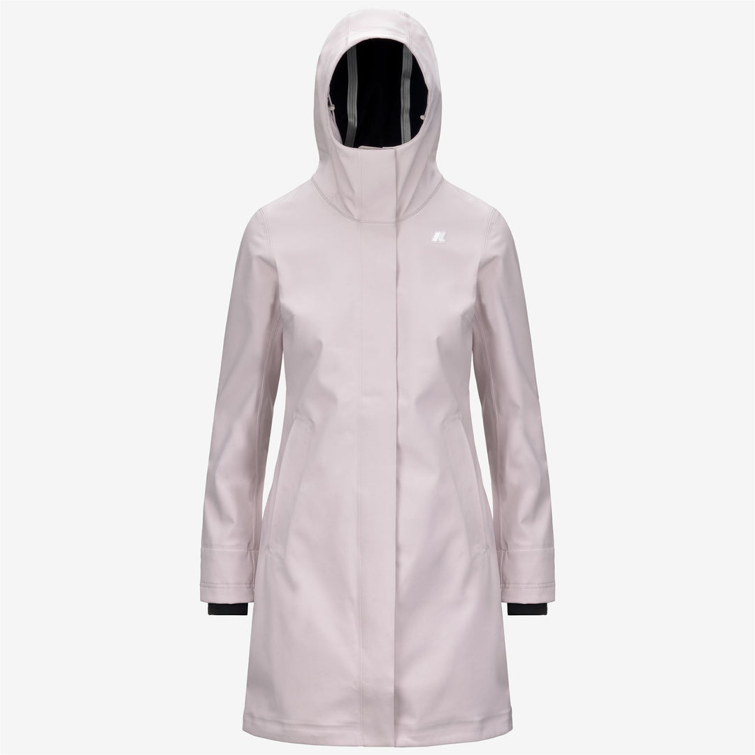 Grey Women's Elegant 3/4 Length Waterproof Jacket main