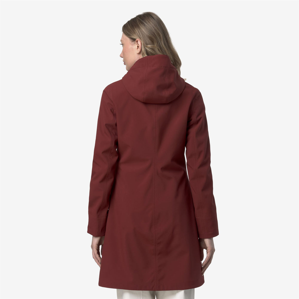 Jackets_WOMAN_STEPHY BONDED_3/4 Length_Red Syrah - Blue Depth - Commercial 6