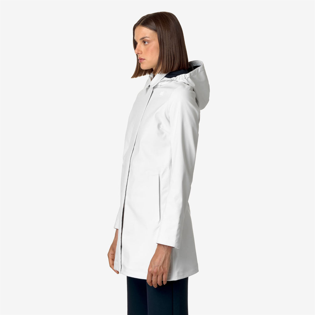 Jackets_WOMAN_MATHY BONDED_3/4 Length_White G-Blue D - Commercial 5