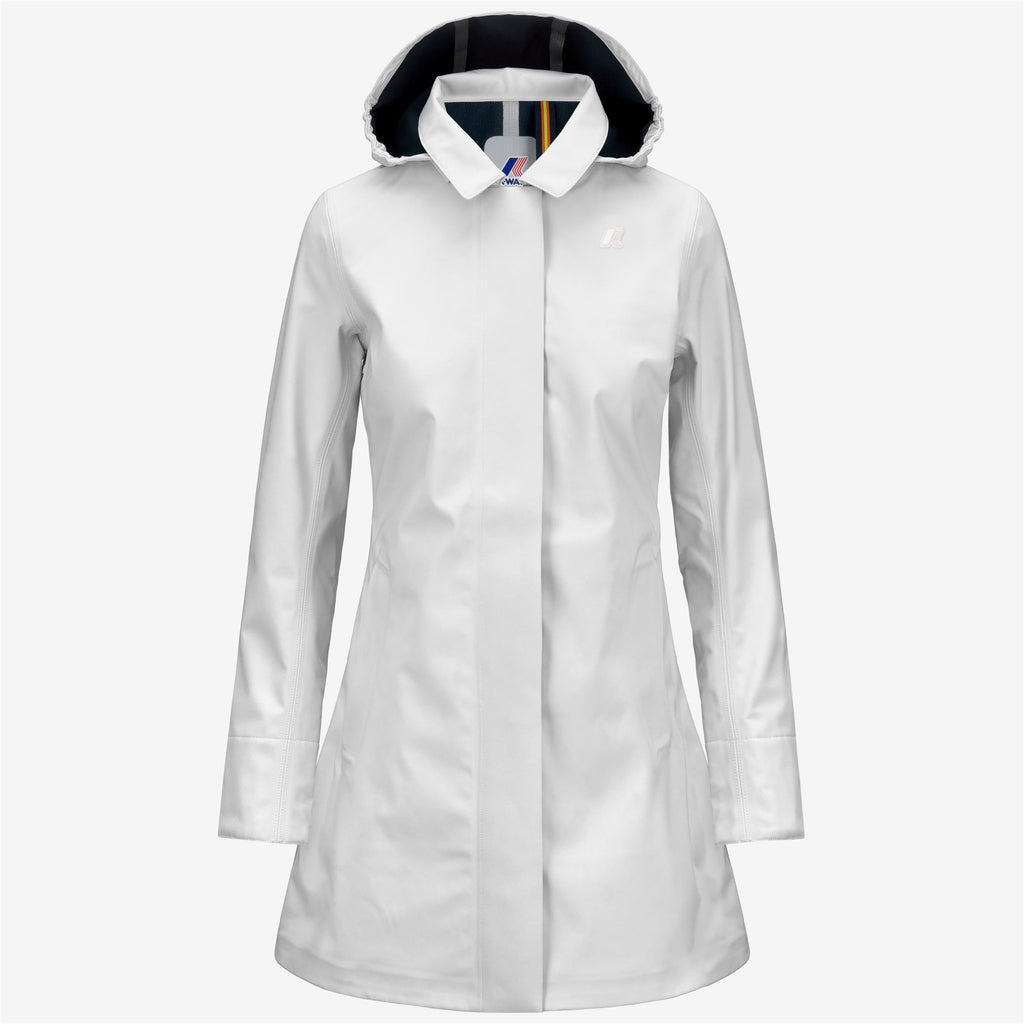 Jackets_WOMAN_MATHY BONDED_3/4 Length_White G-Blue D - Commercial 1