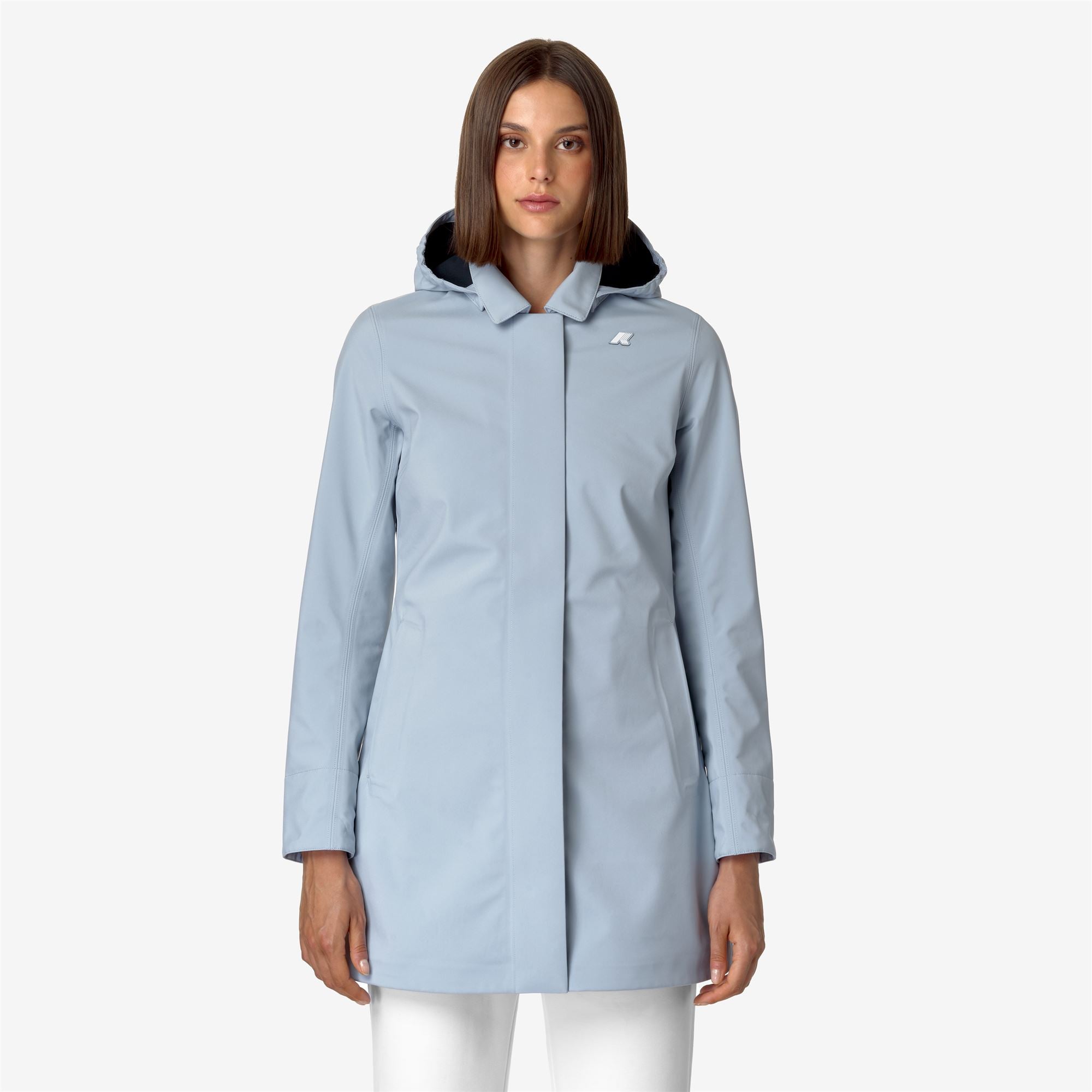 Jackets Woman MATHY BONDED 3/4 LENGTH BLUE A-BLUE D