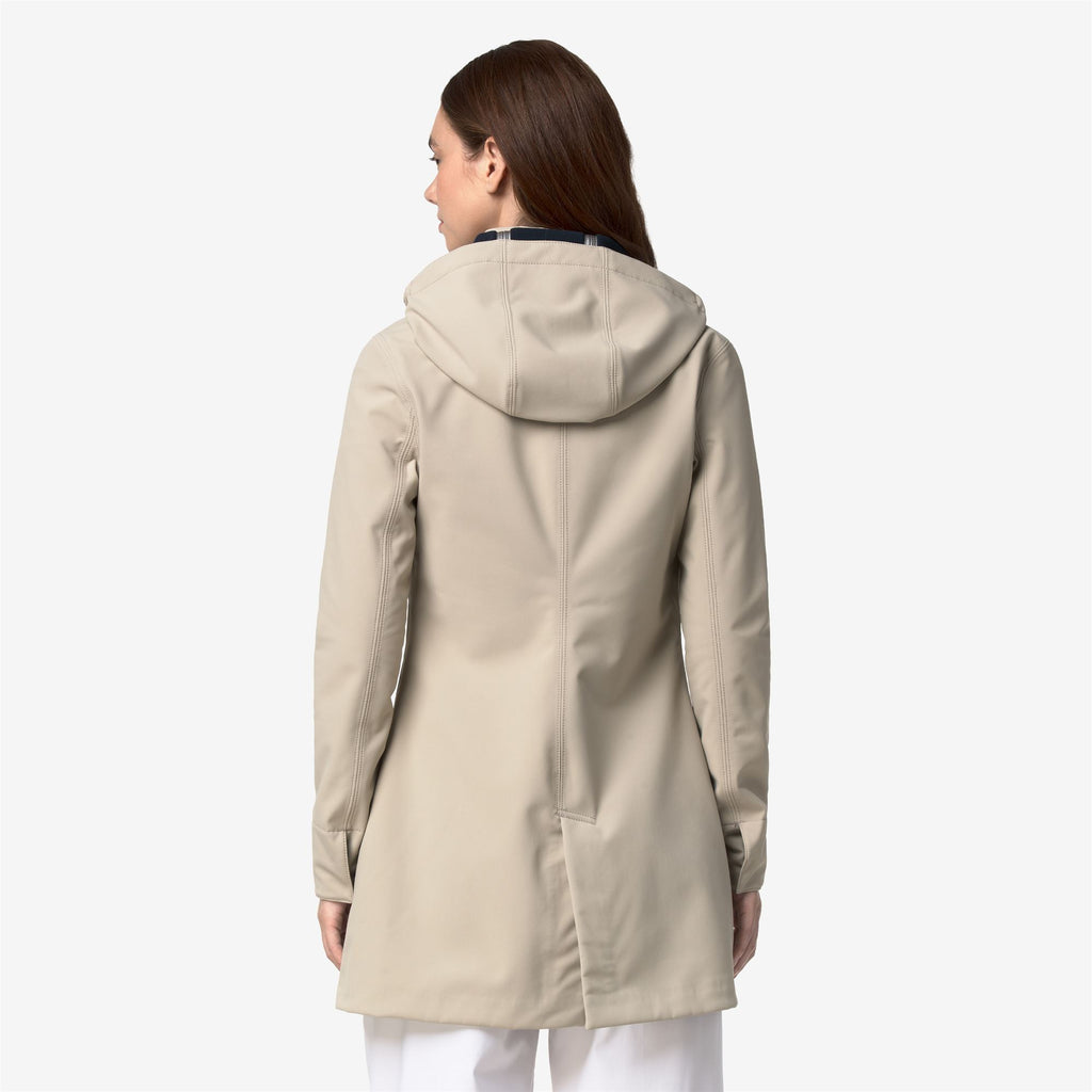 Jackets_Woman_MATHY BONDED_3/4 Length_Beige Cashmere - Blue Depth - Commercial 6