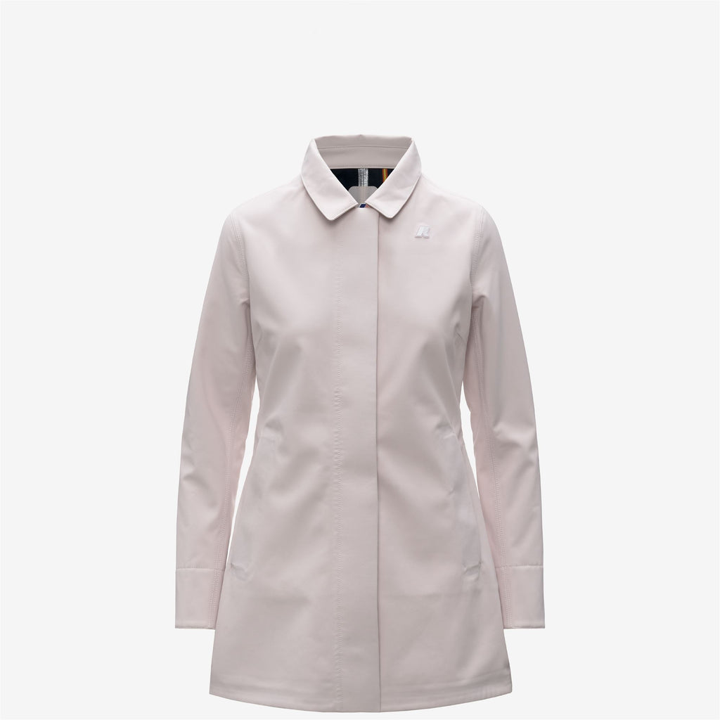 Jackets_WOMAN_MATHY BONDED_3/4 Length_Rose Hushed - Blue Depth - Commercial 2