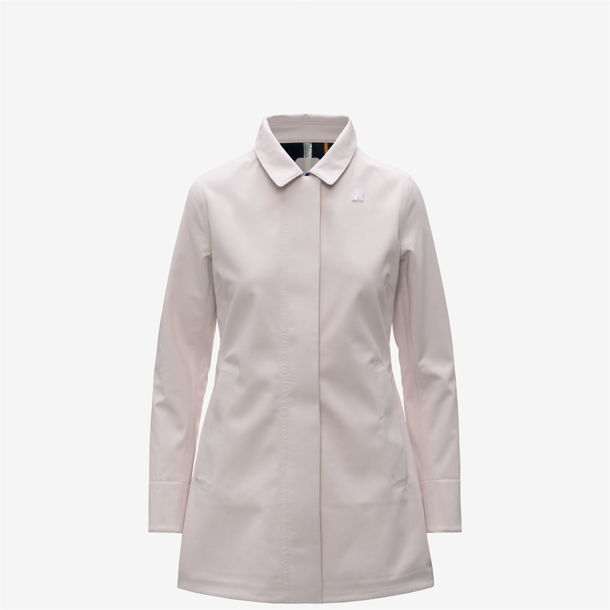 Jackets_WOMAN_MATHY BONDED_3/4 Length_Rose Hushed - Blue Depth - Commercial 2