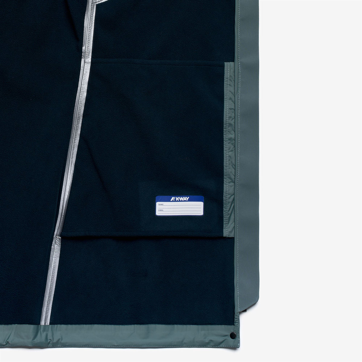 Jackets_Woman_MATHY BONDED_3/4 Length_Green Balsam - Blue Depth - Commercial 3