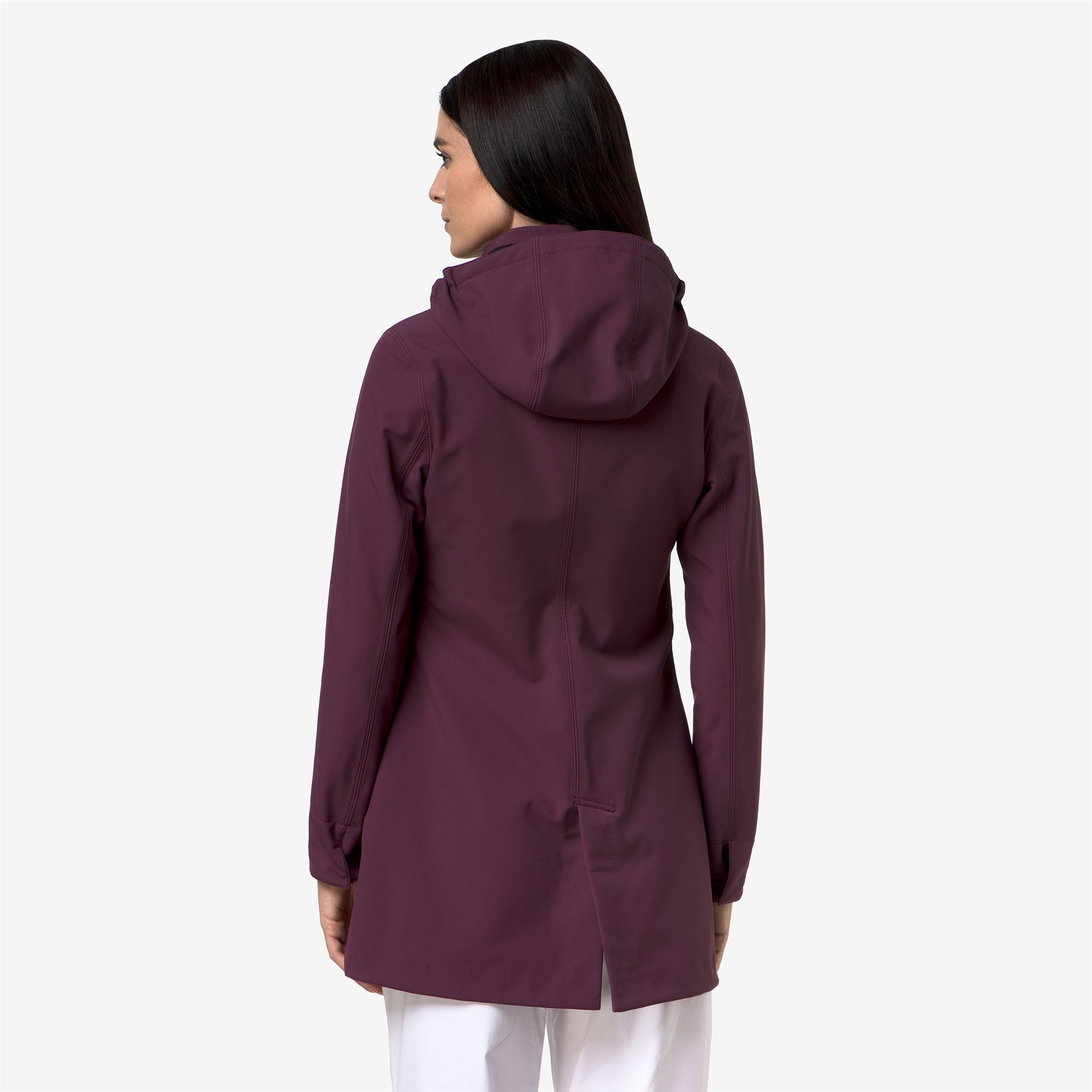Jackets_Woman_MATHY BONDED_3/4 Length_Violet Mauve Wine - Blue Depth - Commercial 6