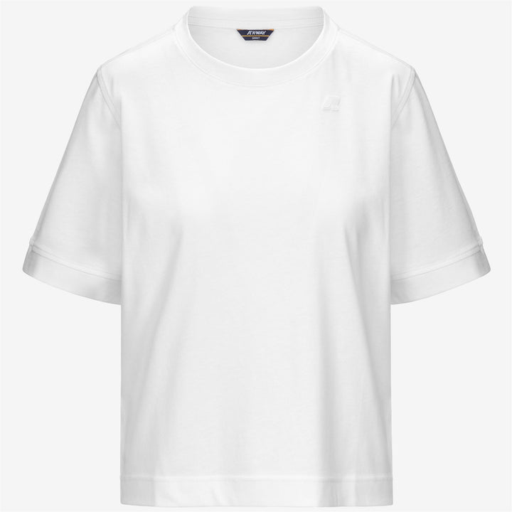 T-Shirt Casual in Cotone Donna Grigia e Bianca per Uso Quotidiano 1