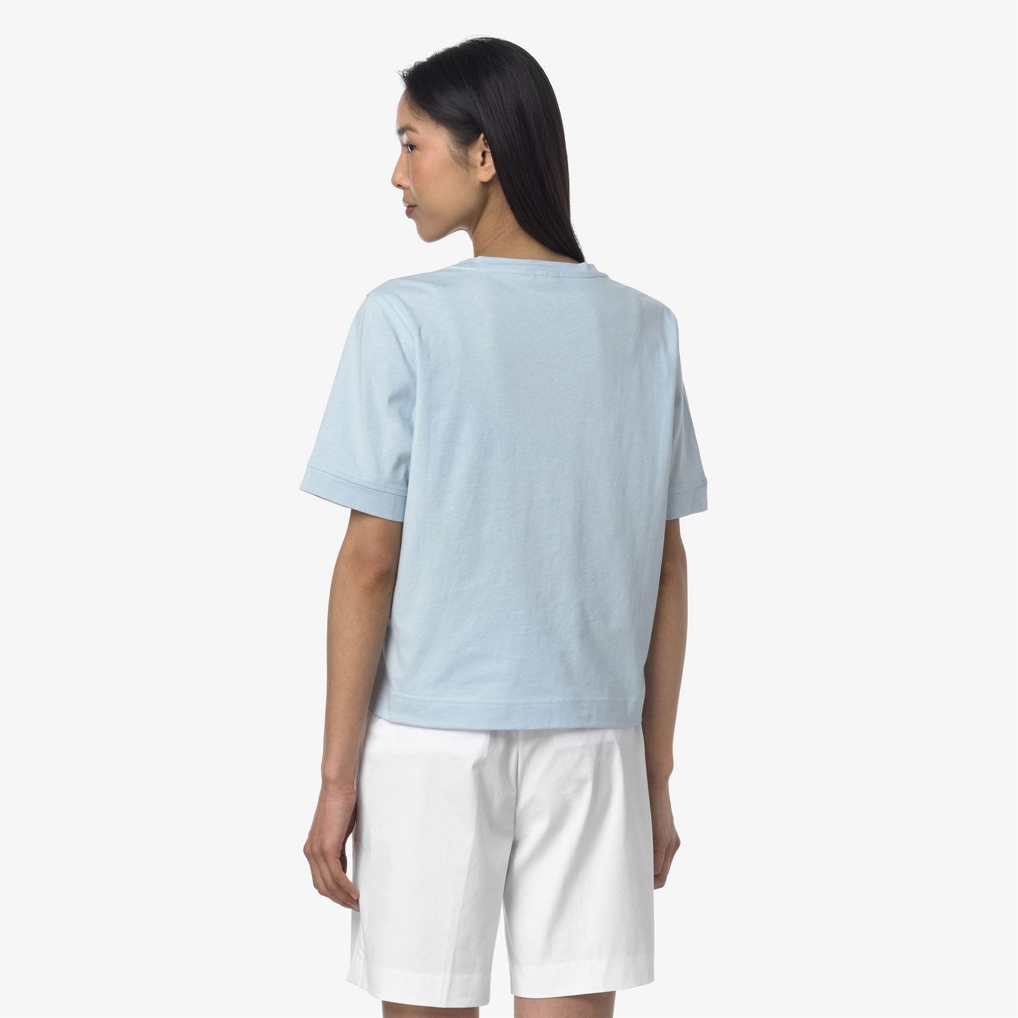 T-Shirts & Top_WOMAN_SELUNE JERSEY_T-Shirt_Blue Baby - Commercial 6