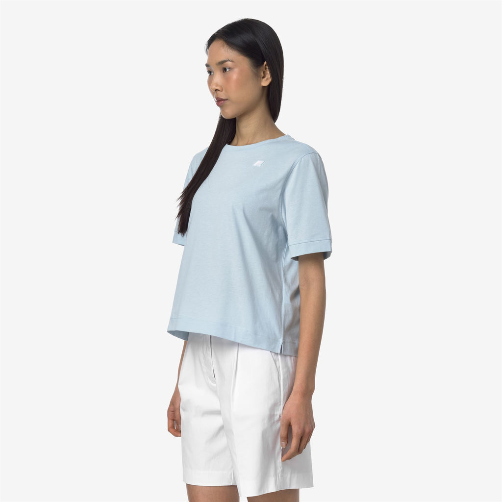 T-Shirts & Top_WOMAN_SELUNE JERSEY_T-Shirt_Blue Baby - Commercial 5