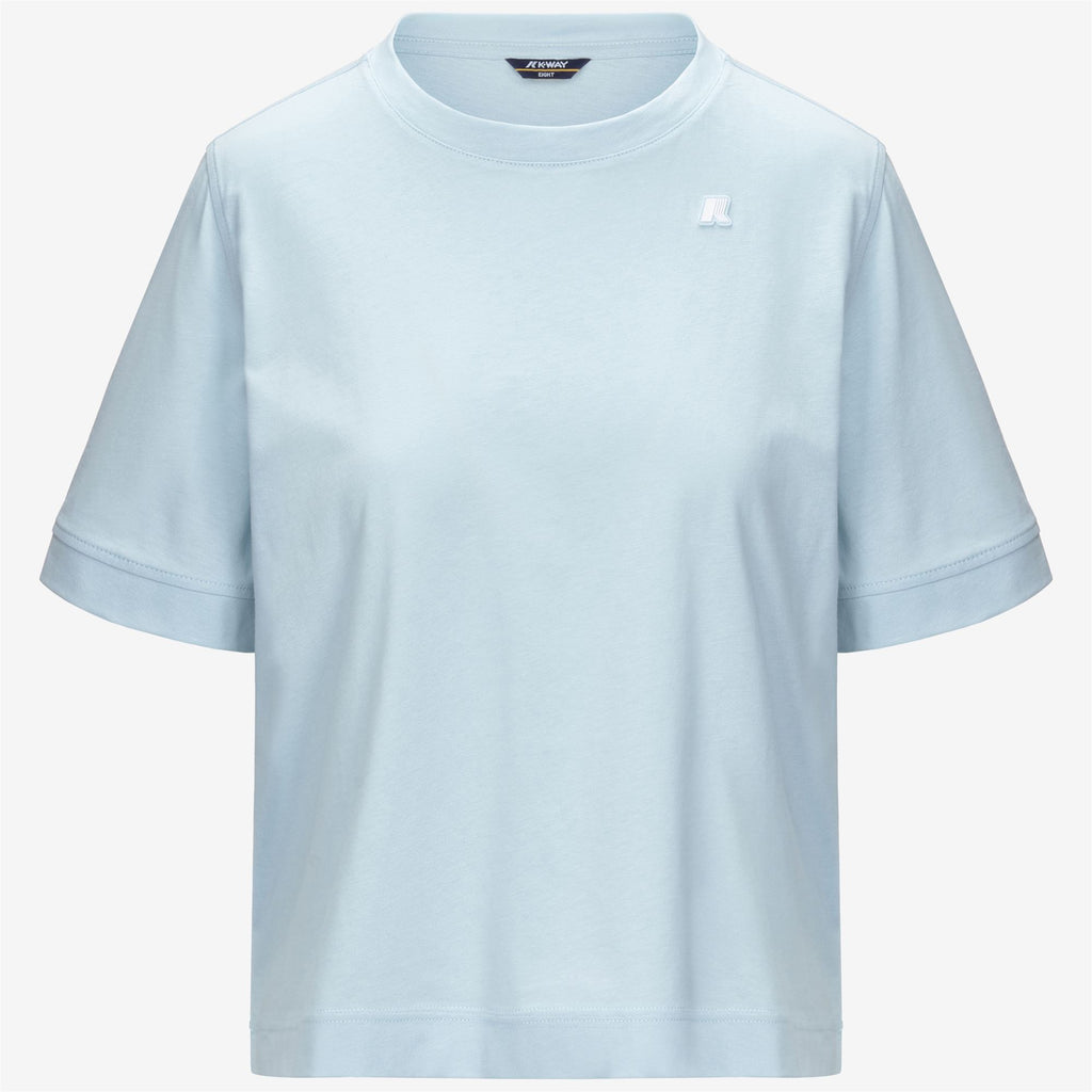 T-Shirts & Top_WOMAN_SELUNE JERSEY_T-Shirt_Blue Baby - Commercial 1