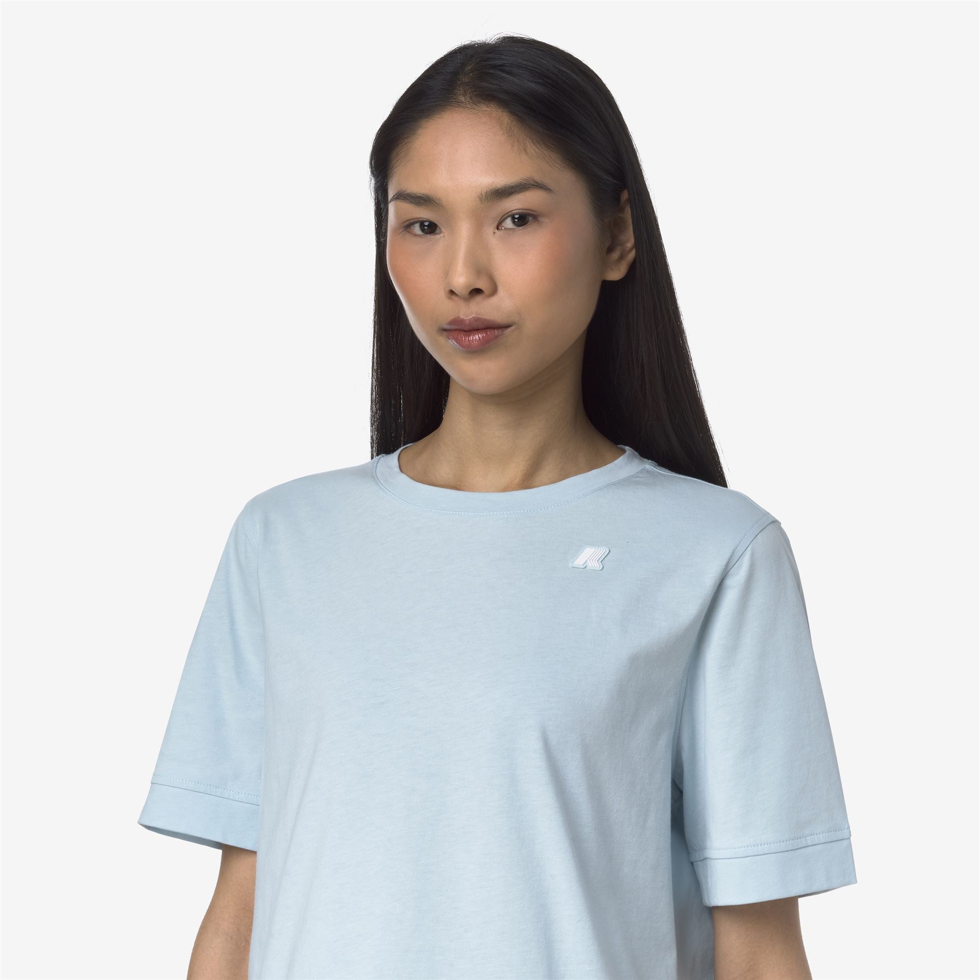 T-Shirts & Top_WOMAN_SELUNE JERSEY_T-Shirt_Blue Baby - Commercial 7