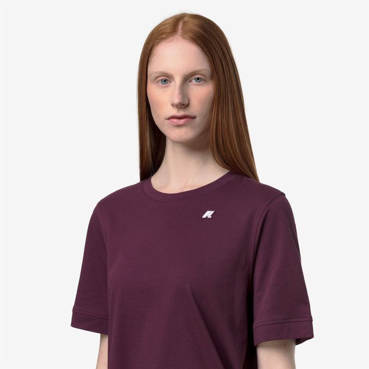 SELUNE JERSEY - T-ShirtsTop - T-Shirt - Woman - VIOLET MAUVE WINE 2