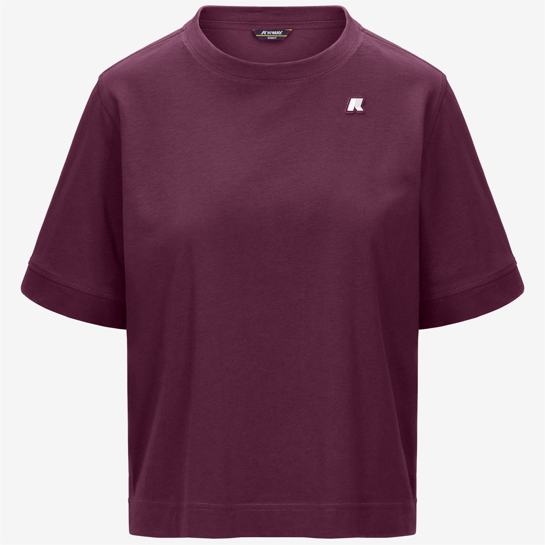 SELUNE JERSEY - T-ShirtsTop - T-Shirt - Woman - VIOLET MAUVE WINE main