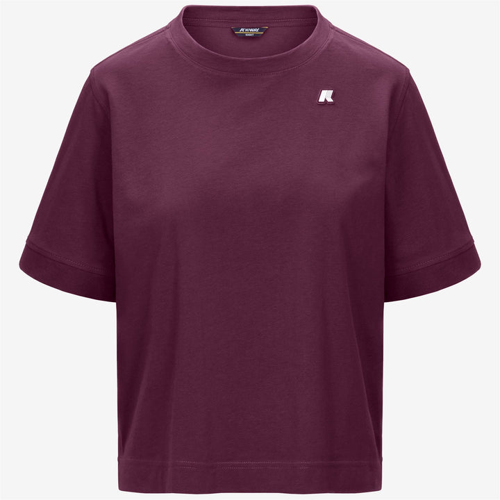 SELUNE JERSEY - T-ShirtsTop - T-Shirt - Woman - VIOLET MAUVE WINE 1